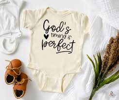 Kids- Onesies- God's Timing is perfect